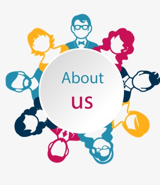 image showing characters for about us